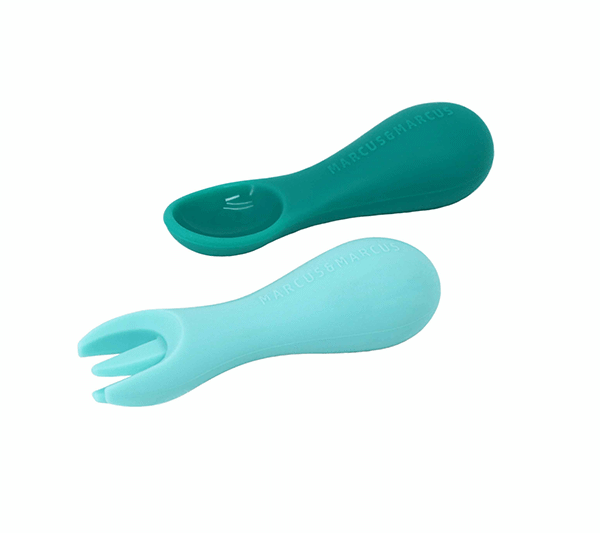 Marcus & Marcus Silikoonist lusika ja kahvli komplekt