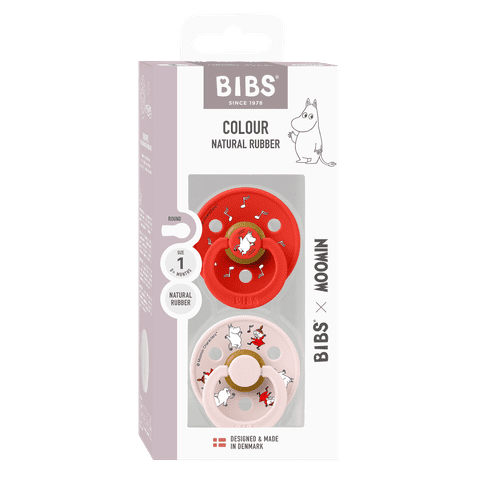 BIBS x MOOMIN Colour kirsikujulised lutid: Dancing Candy Apple Mix - Pilt 5