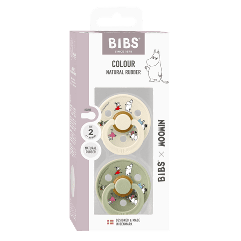 BIBS x MOOMIN Colour kirsikujulised lutid: Friends Ivory Mix - Pilt 4