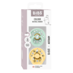 BIBS x MOOMIN Colour kirsikujulised lutid: Sailing Nordic Mint Mix