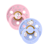 BIBS x MOOMIN Colour kirsikujulised lutid: Dreaming Baby Pink Mix